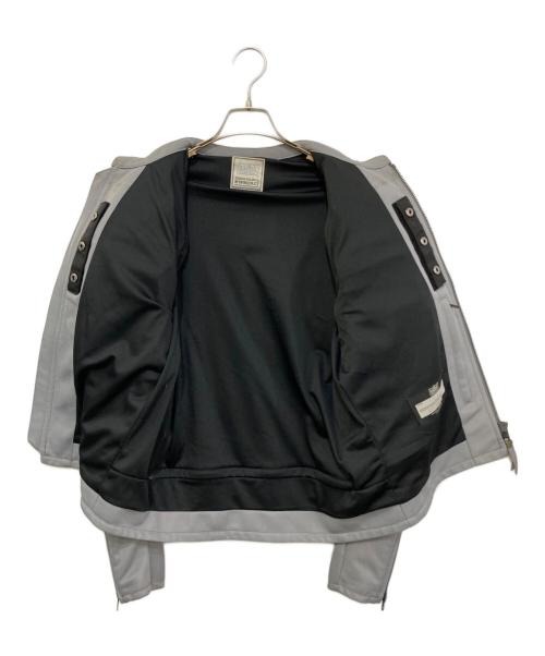 KADOYA（カドヤ）KADOYA (カドヤ) バイカージャケット グレー サイズ:Lの古着・服飾アイテム