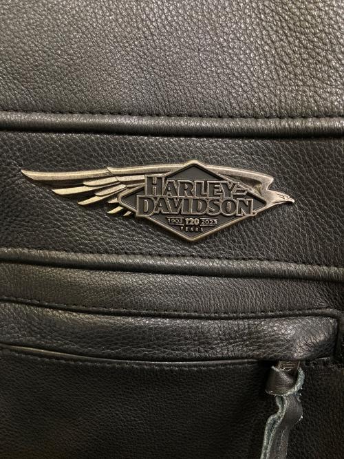 HARLEY-DAVIDSON（ハーレーダビッドソン）HARLEY-DAVIDSON (ハーレーダビッドソン) ライディングジャケット ブラック サイズ:Mの古着・服飾アイテム