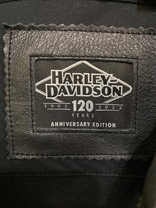 HARLEY-DAVIDSON（ハーレーダビッドソン）HARLEY-DAVIDSON (ハーレーダビッドソン) ライディングジャケット ブラック サイズ:Mの古着・服飾アイテム