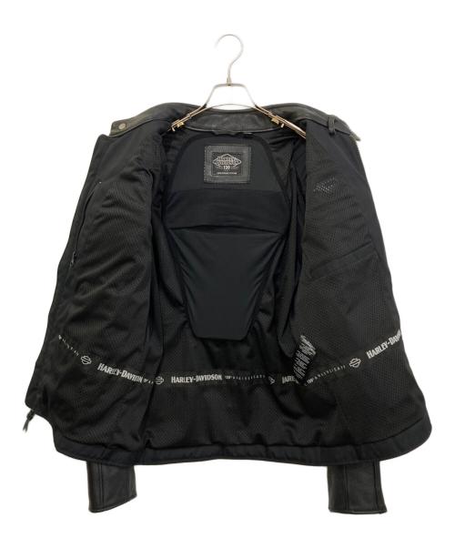 HARLEY-DAVIDSON（ハーレーダビッドソン）HARLEY-DAVIDSON (ハーレーダビッドソン) ライディングジャケット ブラック サイズ:Mの古着・服飾アイテム