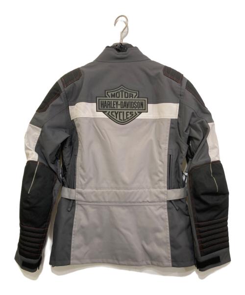 HARLEY-DAVIDSON（ハーレーダビッドソン）HARLEY-DAVIDSON (ハーレーダビッドソン) ウォータープルーフライディングジャケット グレー サイズ:Mの古着・服飾アイテム