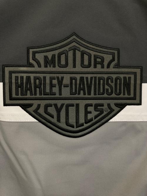 HARLEY-DAVIDSON（ハーレーダビッドソン）HARLEY-DAVIDSON (ハーレーダビッドソン) ウォータープルーフライディングジャケット グレー サイズ:Mの古着・服飾アイテム