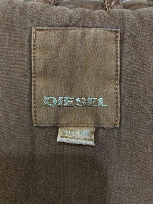DIESEL（ディーゼル）DIESEL (ディーゼル) モッズコート ブラウン サイズ:XXLの古着・服飾アイテム