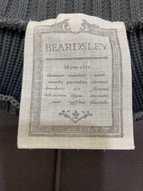 BEARDSLEY（ビアズリー）BEARDSLEY (ビアズリー) ニットコンビダンボールBIGプルオーバー グレー サイズ:FREEの古着・服飾アイテム