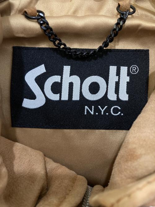 Schott（ショット）Schott (ショット) レザージャケット ベージュ サイズ:36の古着・服飾アイテム