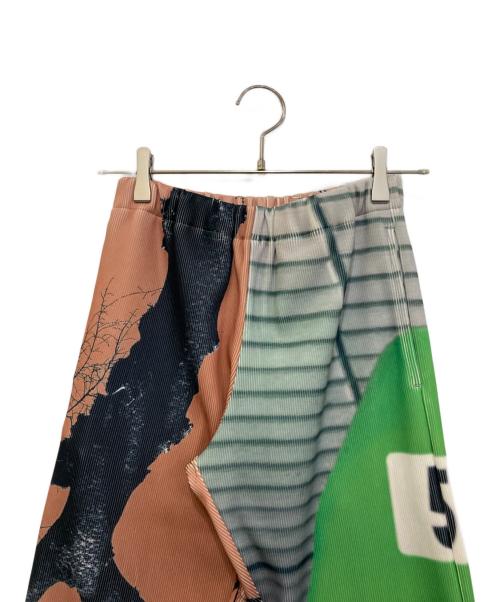 NON TOKYO（ノントーキョー）NON TOKYO (ノントーキョー) PRINT RIB FLARE PANTS　NON-23A-0724 ベージュ サイズ:FREEの古着・服飾アイテム