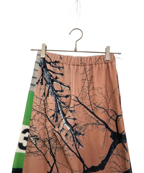 NON TOKYO（ノントーキョー）NON TOKYO (ノントーキョー) PRINT RIB FLARE PANTS　NON-23A-0724 ベージュ サイズ:FREEの古着・服飾アイテム