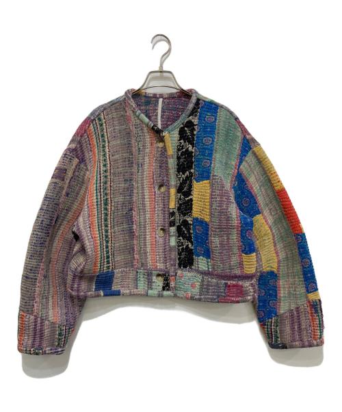 JOURNAL STANDARD（ジャーナルスタンダード）JOURNAL STANDARD (ジャーナルスタンダード) KANTHA QUILT JACKET パープル サイズ:FREEの古着・服飾アイテム