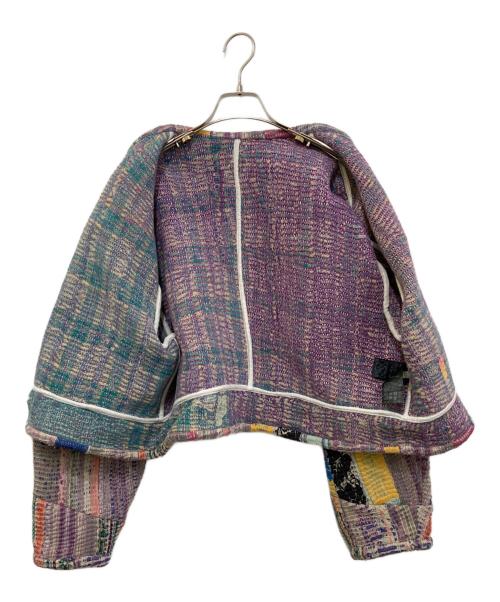 JOURNAL STANDARD（ジャーナルスタンダード）JOURNAL STANDARD (ジャーナルスタンダード) KANTHA QUILT JACKET パープル サイズ:FREEの古着・服飾アイテム