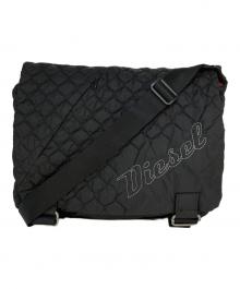 DIESEL（ディーゼル）の古着「キルティングショルダーバッグ」｜ブラック