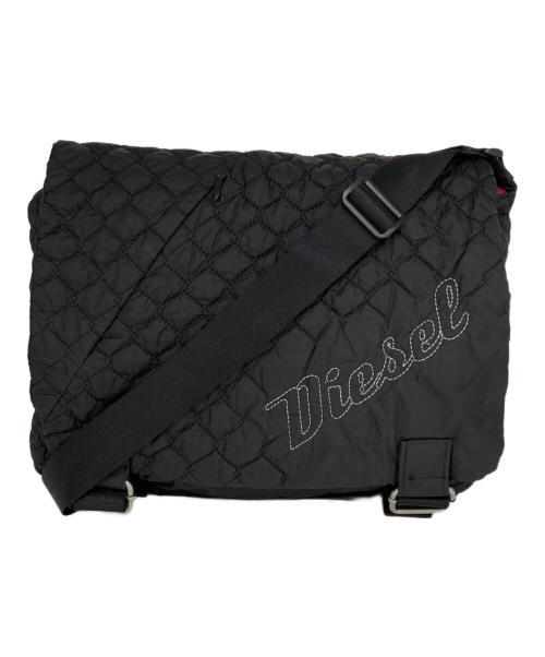 DIESEL（ディーゼル）DIESEL (ディーゼル) キルティングショルダーバッグ ブラックの古着・服飾アイテム