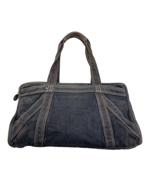 DIESEL（ディーゼル）DIESEL (ディーゼル) メタルロゴデニムトートバッグ グレーの古着・服飾アイテム
