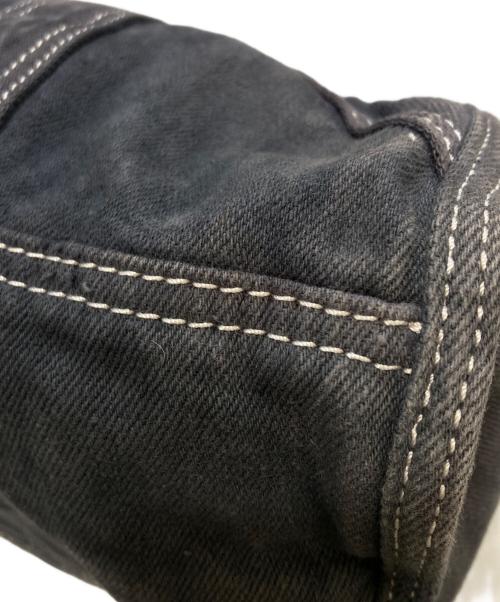 DIESEL（ディーゼル）DIESEL (ディーゼル) メタルロゴデニムトートバッグ グレーの古着・服飾アイテム