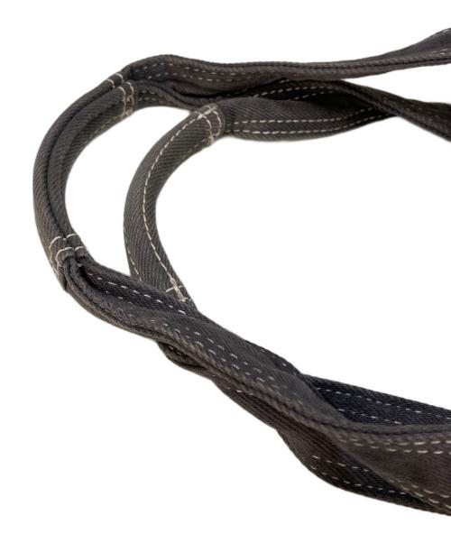 DIESEL（ディーゼル）DIESEL (ディーゼル) メタルロゴデニムトートバッグ グレーの古着・服飾アイテム