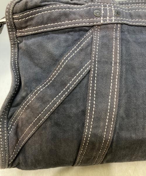 DIESEL（ディーゼル）DIESEL (ディーゼル) メタルロゴデニムトートバッグ グレーの古着・服飾アイテム