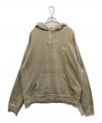 KITHキス）の古着「プルオーバーパーカー」｜ベージュ