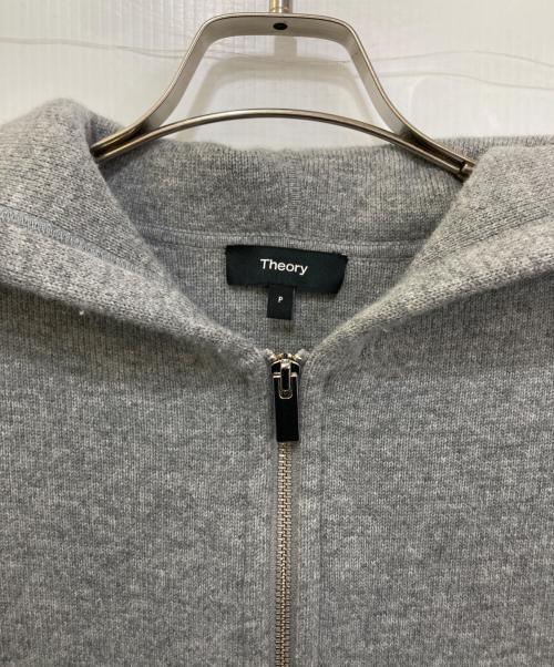 theory（セオリー）theory (セオリー) Lana Cash Oversized Hoodie グレー サイズ:Ｐの古着・服飾アイテム