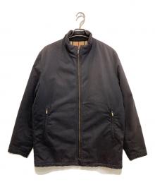 BURBERRY LONDON（バーバリーロンドン）の古着「ノヴァチェック中綿コート」｜ブラック