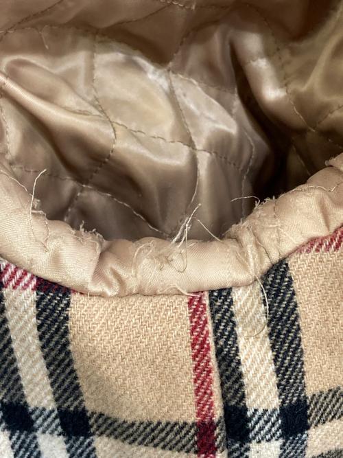 BURBERRY LONDON（バーバリーロンドン）BURBERRY LONDON (バーバリーロンドン) ノヴァチェック中綿コート ブラック サイズ:不明(実寸をご参考下さい)の古着・服飾アイテム