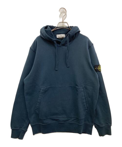 STONE ISLAND（ストーンアイランド）STONE ISLAND (ストーンアイランド) Dyed Hoodie　K2S156100062S0051 ネイビー サイズ:XLの古着・服飾アイテム