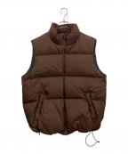 NANGAナンガ）の古着「ダウンベスト」｜ブラウン