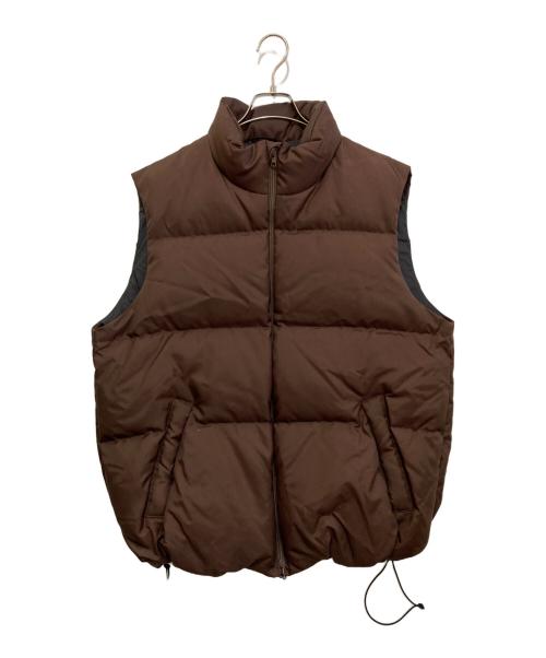 NANGA（ナンガ）NANGA (ナンガ) ダウンベスト ブラウン サイズ:Lの古着・服飾アイテム