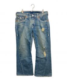 TRUE RELIGION（トゥルー レリジョン）の古着「JOEY SUPER T/ブーツカットデニムパンツ」｜インディゴ