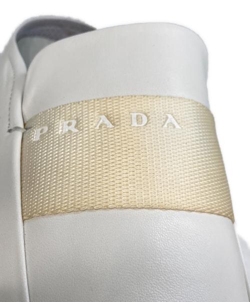 PRADA SPORTS（プラダスポーツ）PRADA SPORTS (プラダスポーツ) スリッポン ホワイト サイズ:8 1/2の古着・服飾アイテム