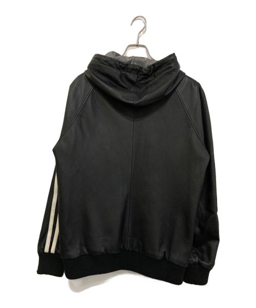 Schott（ショット）Schott (ショット) ラムレザートラックフーデットジャケット 3141019 ブラック サイズ:Lの古着・服飾アイテム