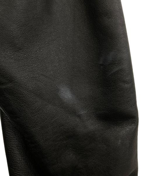 Schott（ショット）Schott (ショット) ラムレザートラックフーデットジャケット 3141019 ブラック サイズ:Lの古着・服飾アイテム