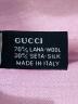 中古・古着 GUCCI (グッチ) GGシルクストール ピンク：15000円