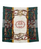 GUCCIグッチ）の古着「シルクスカーフ」｜グリーン