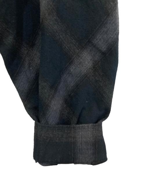 FreshService（フレッシュサービス）FreshService (フレッシュサービス) FLANNEL CHECK OVER YOKE SHIRT　FSC-253-50129 ネイビー サイズ:Lの古着・服飾アイテム