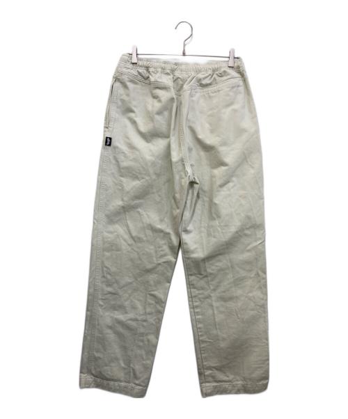 stussy（ステューシー）stussy (ステューシー) Brushed Beach Pants ベージュ サイズ:Mの古着・服飾アイテム