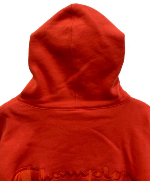 Champion（チャンピオン）Champion (チャンピオン) WTAPS (ダブルタップス) コラボプルオーバーパーカー　C8-Z110 オレンジ サイズ:LARGEの古着・服飾アイテム