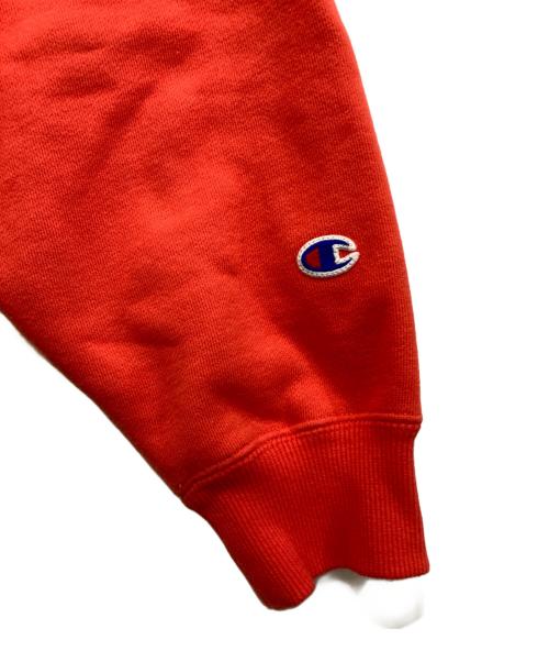 Champion（チャンピオン）Champion (チャンピオン) WTAPS (ダブルタップス) コラボプルオーバーパーカー　C8-Z110 オレンジ サイズ:LARGEの古着・服飾アイテム