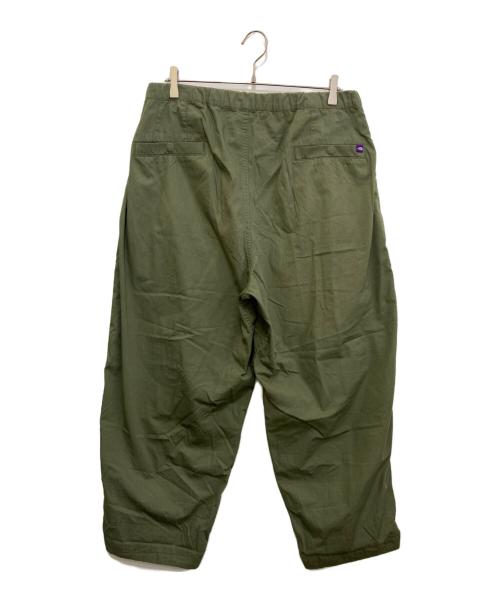 THE NORTHFACE PURPLELABEL（ザ・ノースフェイス パープルレーベル）THE NORTHFACE PURPLELABEL (ザ・ノースフェイス パープルレーベル) Ripstop Wide Cropped Field Pants オリーブ サイズ:34の古着・服飾アイテム