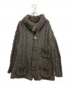 TAKAHIROMIYASHITA TheSoloIst.タカヒロミヤシタ ザソロイスト）の古着「フィッシャーマンニットカーディガン」｜グレー