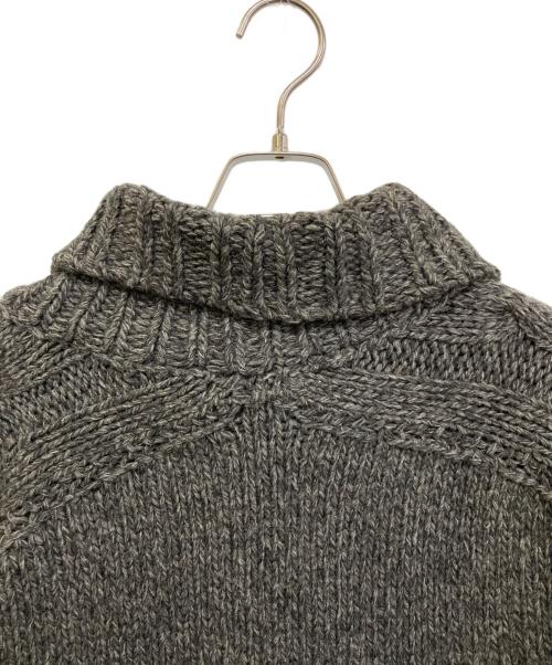 TAKAHIROMIYASHITA TheSoloIst.（タカヒロミヤシタ ザソロイスト）TAKAHIROMIYASHITA TheSoloIst. (タカヒロミヤシタ ザソロイスト) フィッシャーマンニットカーディガン グレー サイズ:不明(実寸をご参考下さい)の古着・服飾アイテム