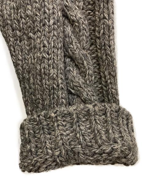 TAKAHIROMIYASHITA TheSoloIst.（タカヒロミヤシタ ザソロイスト）TAKAHIROMIYASHITA TheSoloIst. (タカヒロミヤシタ ザソロイスト) フィッシャーマンニットカーディガン グレー サイズ:不明(実寸をご参考下さい)の古着・服飾アイテム