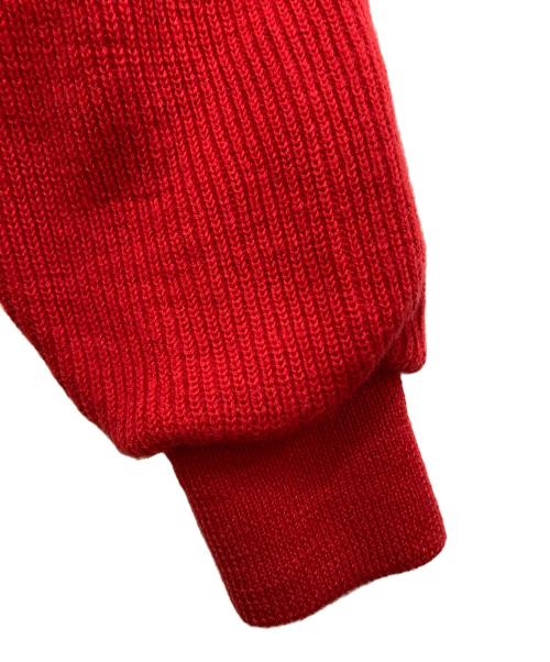 GUCCI（グッチ）GUCCI (グッチ) 80's ウールニットジャケット レッド サイズ:Lの古着・服飾アイテム