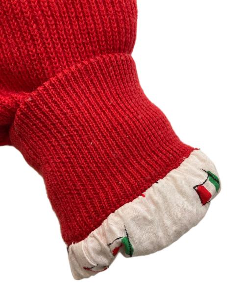 GUCCI（グッチ）GUCCI (グッチ) 80's ウールニットジャケット レッド サイズ:Lの古着・服飾アイテム