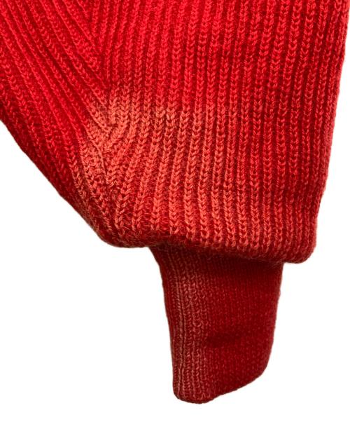 GUCCI（グッチ）GUCCI (グッチ) 80's ウールニットジャケット レッド サイズ:Lの古着・服飾アイテム