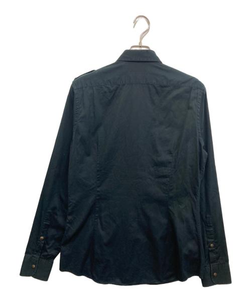 GUCCI（グッチ）GUCCI (グッチ) ハンティングシャツ ブラック サイズ:40の古着・服飾アイテム