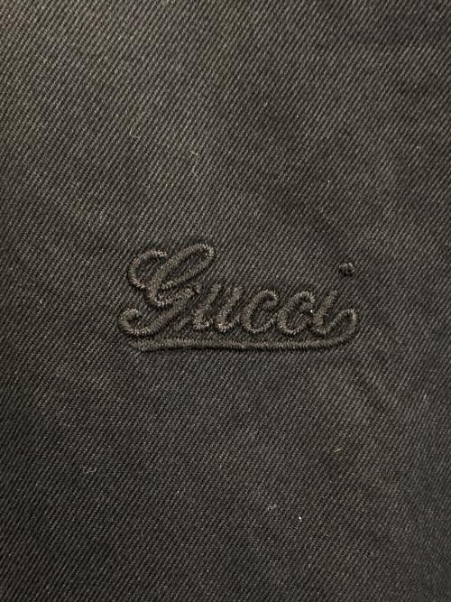 GUCCI（グッチ）GUCCI (グッチ) ハンティングシャツ ブラック サイズ:40の古着・服飾アイテム