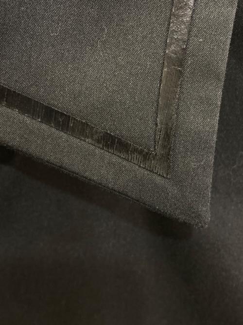 PRADA（プラダ）PRADA (プラダ) ラバープリントデザインシャツ ブラック サイズ:Mの古着・服飾アイテム