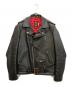 Schott（ショット）の古着「613UST INTAGE ONESTAR ONESTAR TALL ライダースジャケット　7164」｜ブラック