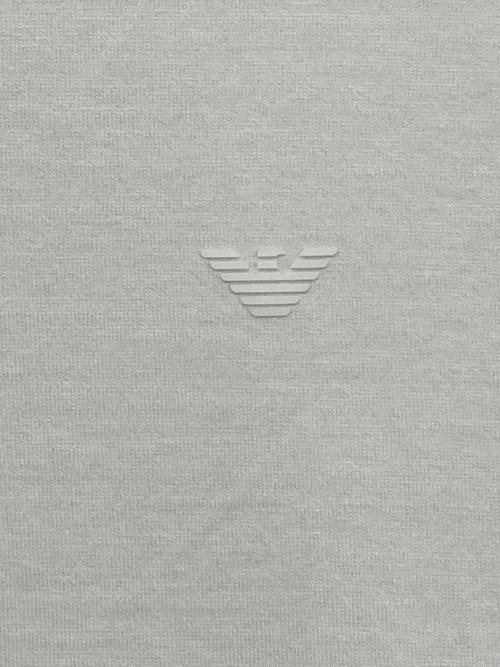 EMPORIO ARMANI（エンポリオアルマーニ）EMPORIO ARMANI (エンポリオアルマーニ) ハーフジップポロシャツ ホワイト サイズ:175の古着・服飾アイテム