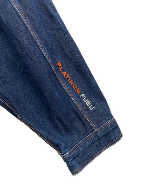 PLATINUM FUBU（プラチナムフブ）PLATINUM FUBU (プラチナムフブ) デニムジャケット インディゴ サイズ:２XLの古着・服飾アイテム