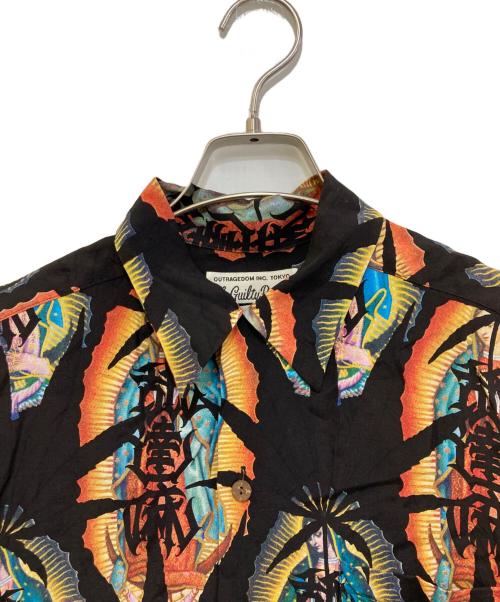 WACKO MARIA（ワコマリア）WACKO MARIA (ワコマリア) BUDSPOOL (バッズプール) アロハシャツ ブラック サイズ:Lの古着・服飾アイテム